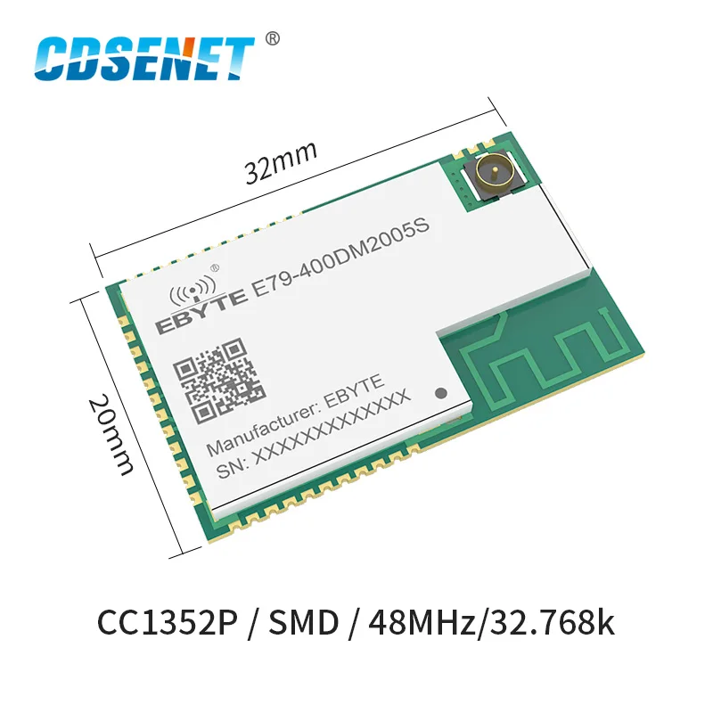 CC1352P SMD IoT Transceiver Module SUB-1GHz 2.4GHz 433MHz E79-400DM2005S ARM Module