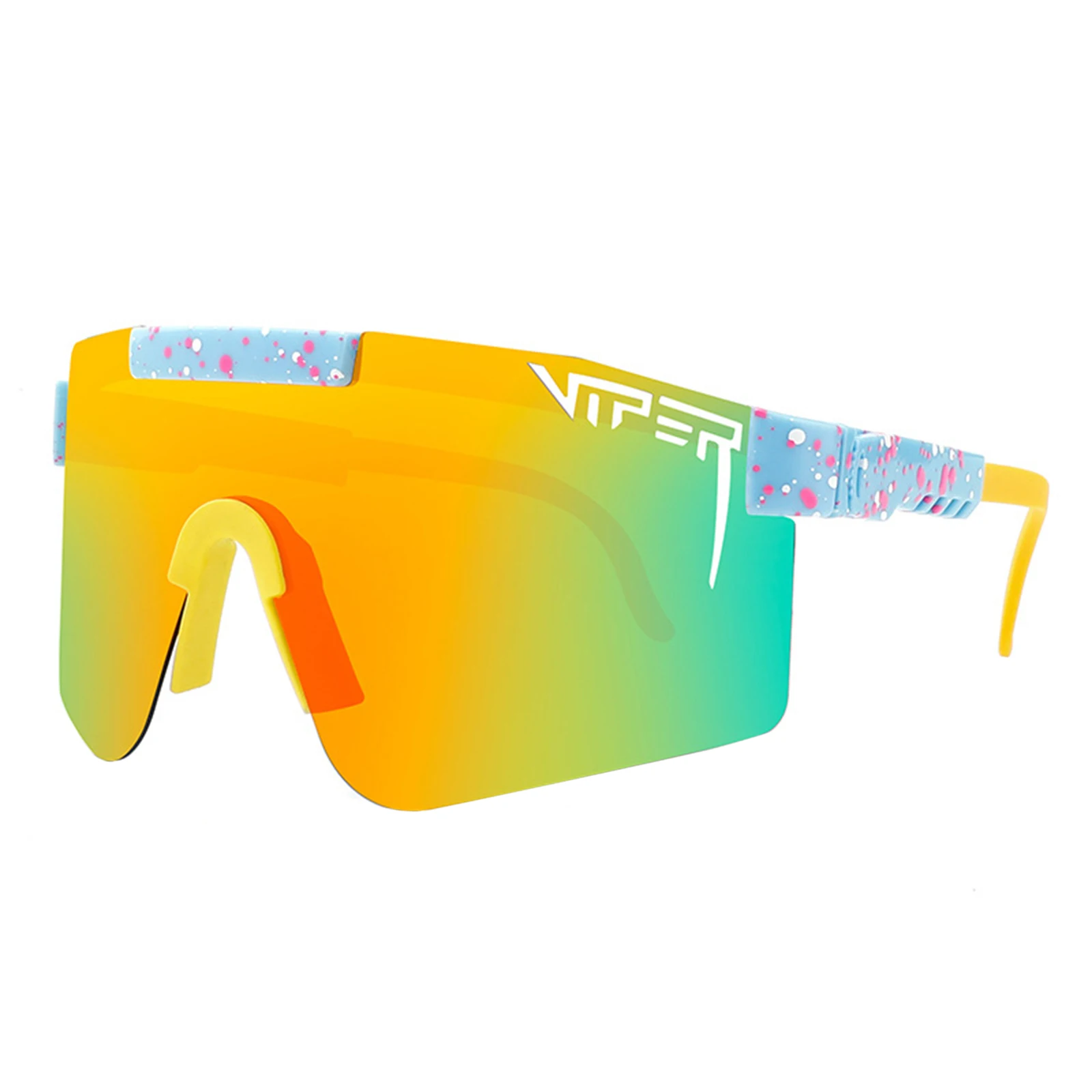

2021 New Products Outdoor Sports Polarized Glasses with Adjustable Nose Pads Detachable Temples Half Frame Accessory 12 Style