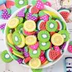 50 шт. 20 мм) бусины типа жемчужины, перламутровый цвет, полимерная глина-смола Ломтики DIY ремесло Кулинария для детей игрушки телефон нашивка в виде ракушки искусство аксессуары материалы ювелирные изделия