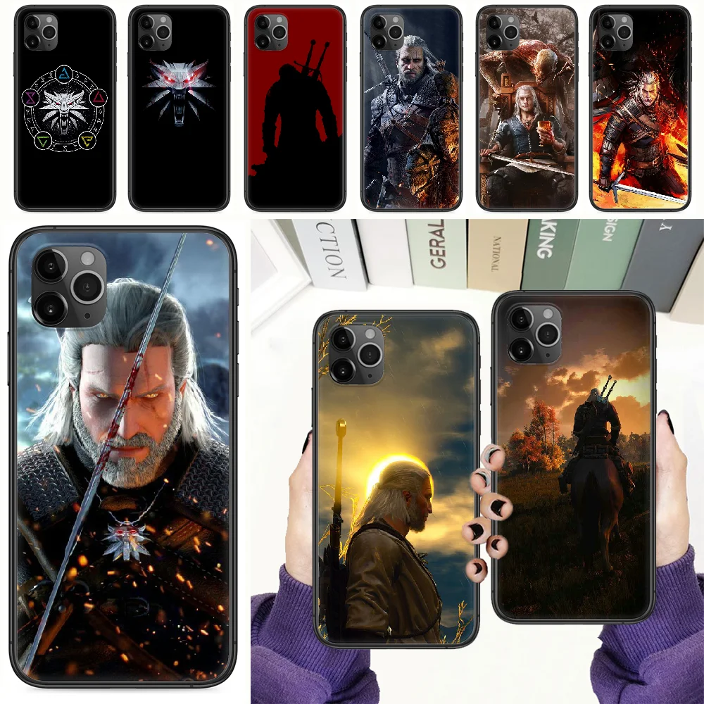 

Game Wild Hunt wizard Phone Case Cover Hull For iphone 5 5s se 2 6 6s 7 8 12 mini plus X XS XR 11 PRO MAX black trend bumper