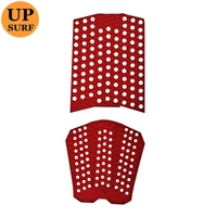 surfboard eva deck grip pad surf traction pad front pad and tail pad full set for surfboard red colors good quality