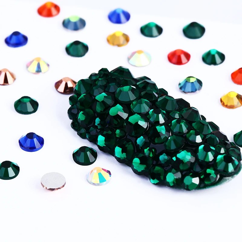 Стразы смешанные круглые для ногтей 26 цветов 6 размеров|Стразы| |