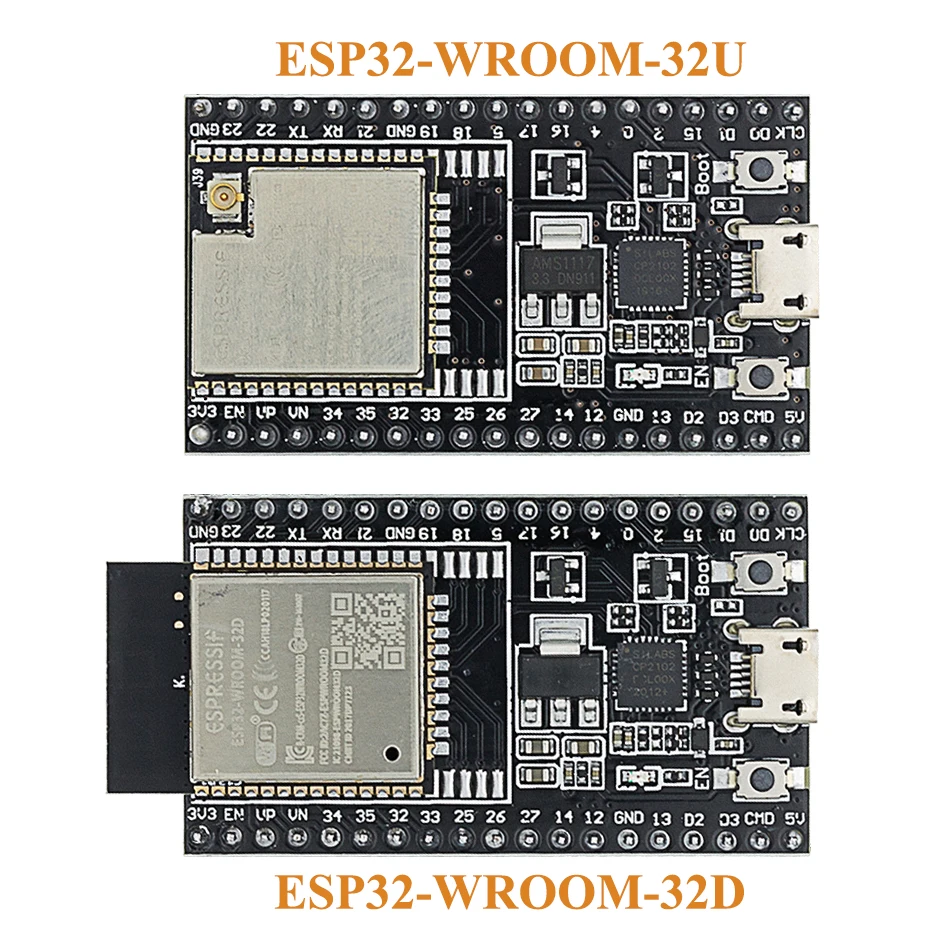 ESP32-DevKitC основной плате ESP32 макетная плата ESP32-WROOM-32D ESP32-WROOM-32U WI-FI + Bluetooth NodeMCU-32 -