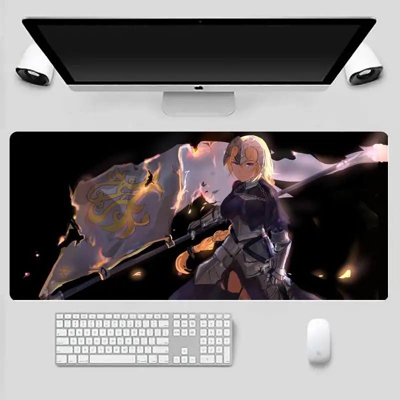 

gamer FateApocrypha Beautiful Anime Mouse Mat Desk Table Protect Gamer Office Large Mouse Mat pad X XL Non-slip Laptop mousepad