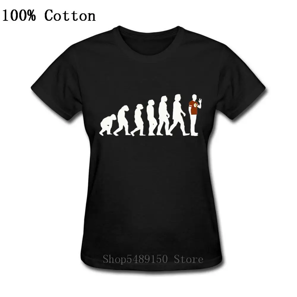 Женская хлопковая футболка с коротким рукавом принтом Теория большого взрыва |