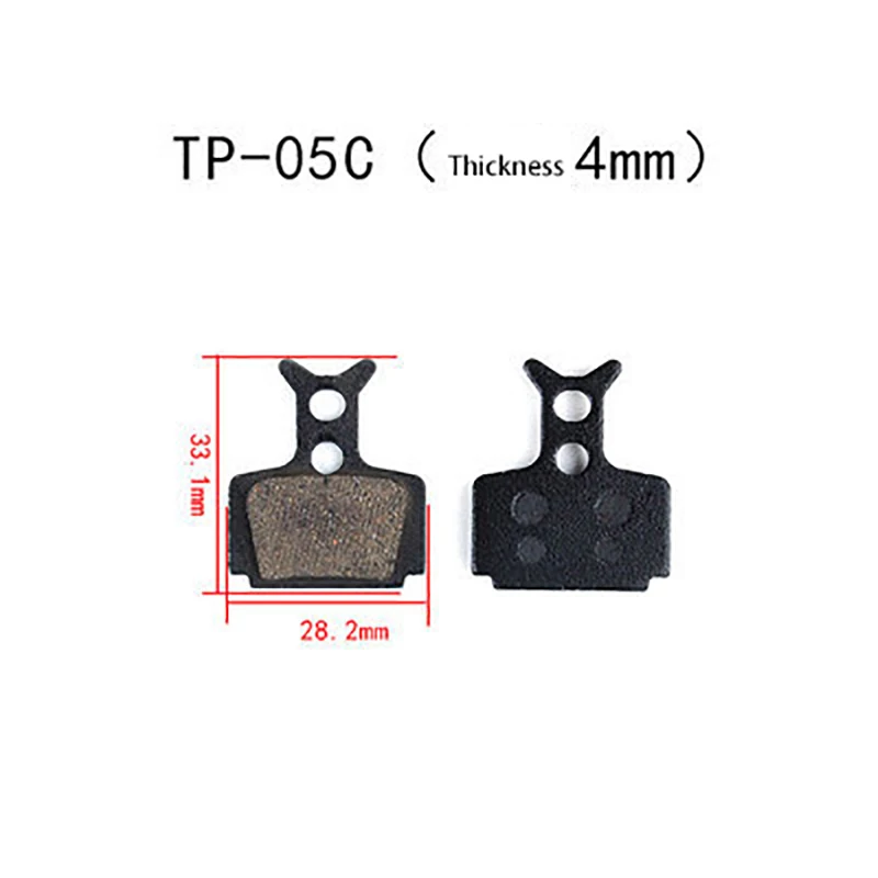 TP-05C 1 пара(2 шт.) MTB велосипедный велосипед велосипедные дисковые Тормозные колодки полуметаллические тормозные колодки для SHIMANO SRAM AVID HAYES TEKTRO Magura Formula - Цвет: TP-05C