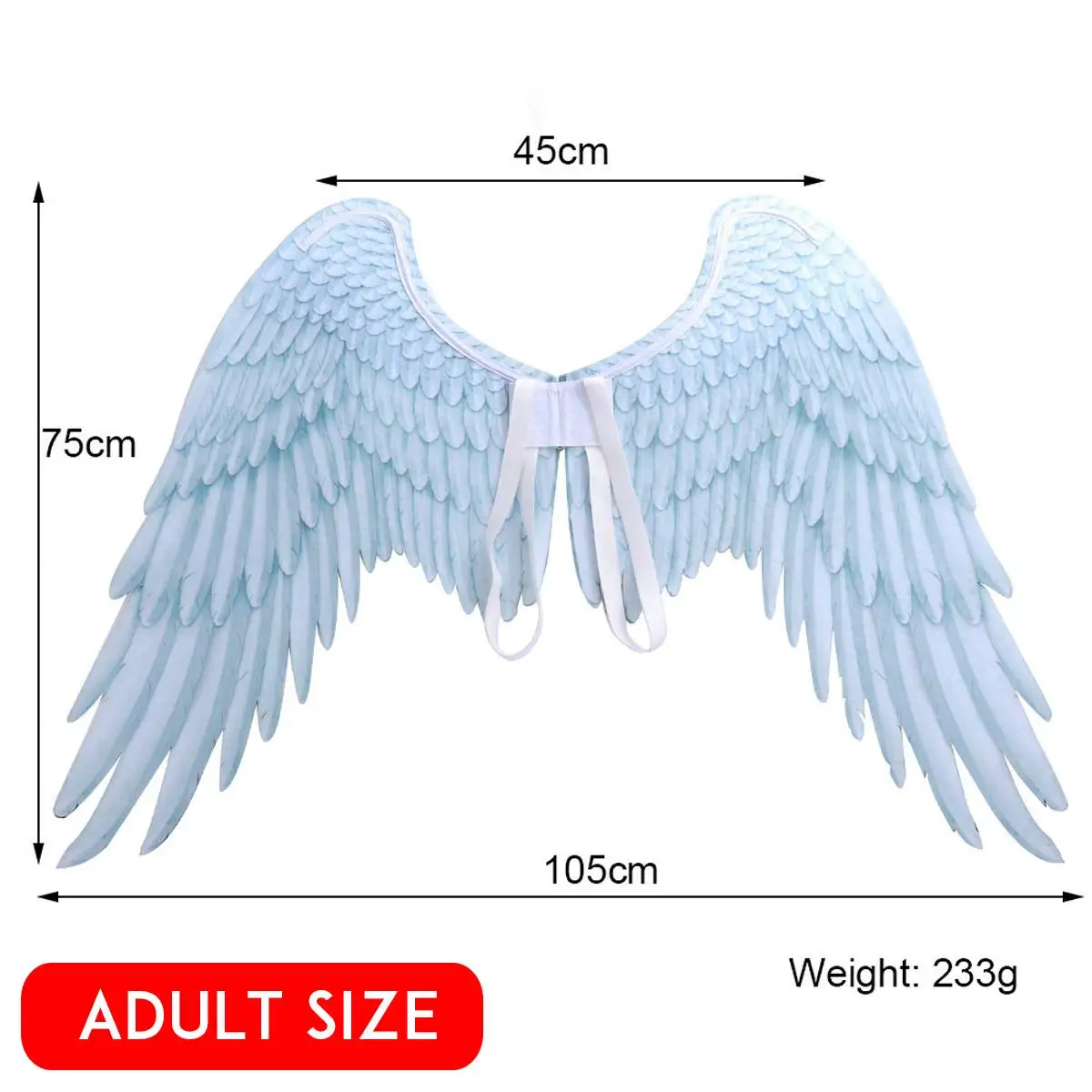 

3D Angel Wings Demon Wings Adult/Kid Cosplay Props Large Black Wings Halloween Mardi Gras Theme Party Costume Accessory