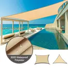 Женский треугольный солнцезащитный тент, водонепроницаемый солнцезащитный тент с защитой от ультрафиолета, освещение для бассейна, тент вечерние, палатка для кемпинга