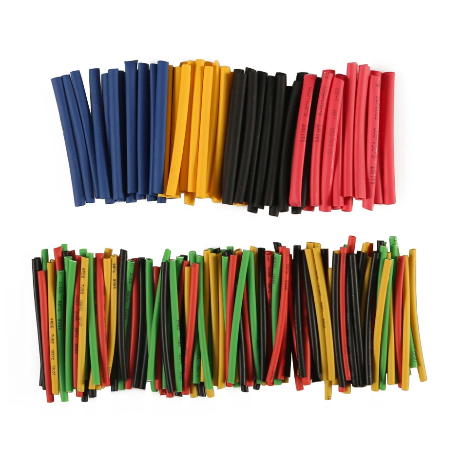 328 шт. термоусадочные полиолефиновые трубки в ассортименте|Изоляционные