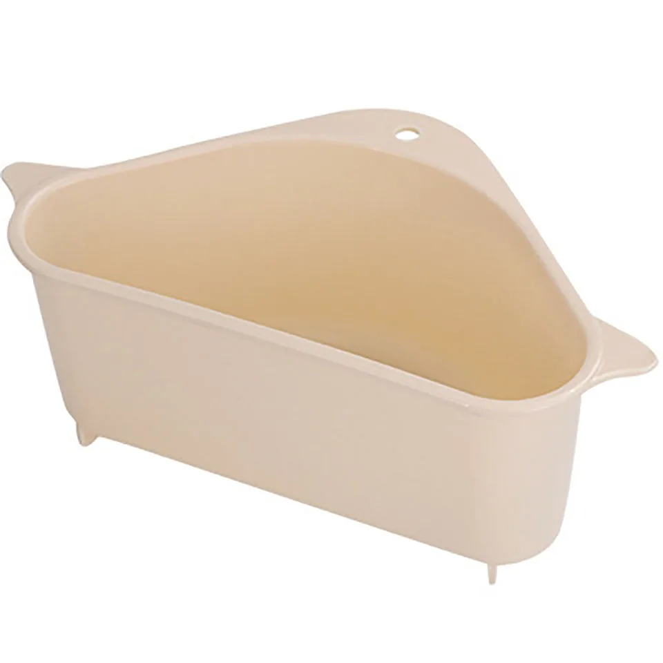 

Kitchen Bathroom Drain Basket Triangular Storage Basket Hanging Basket Toiletries Soap Sponge Drain Rack Organizer Filter