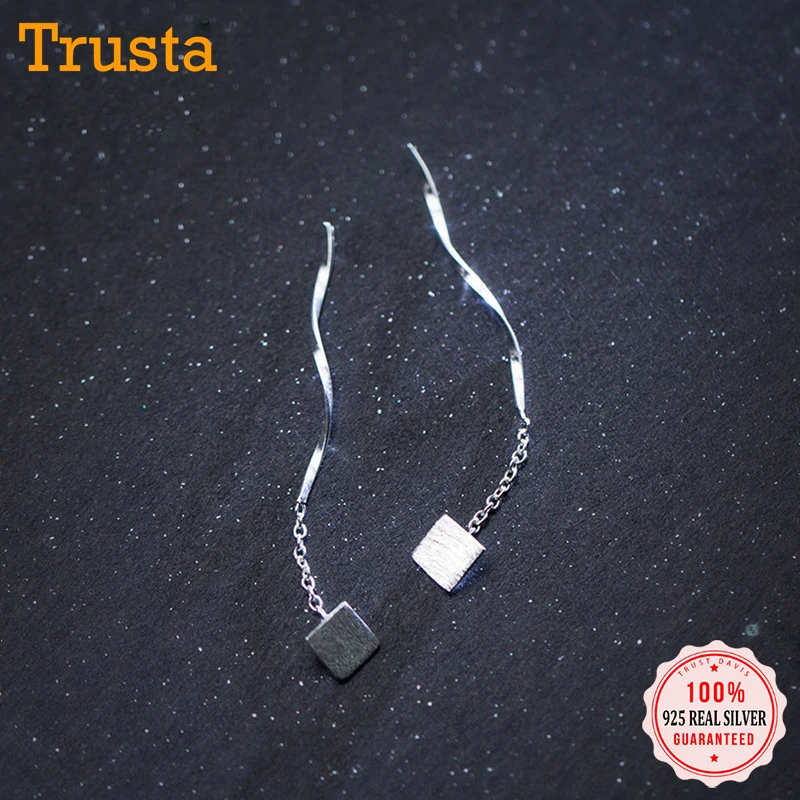 Серьги гвоздики из серебра 2019 пробы квадратные 100% см|Серьги-гвоздики| |