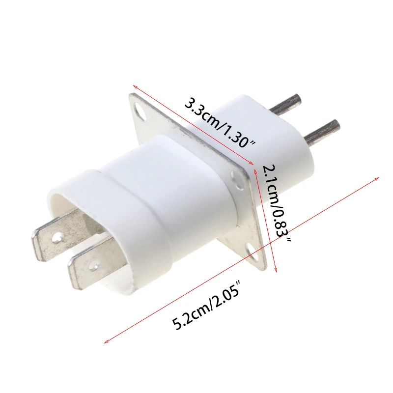 Home Electronic Microwave Oven Magnetron Filament 4 Pin Socket Converter White DropShipping | Бытовая техника