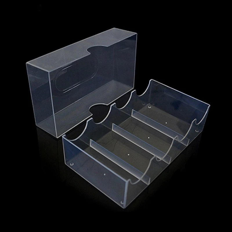 Пластиковый квадратный лоток для покерных чипов 36 шт./коробка прозрачная коробка