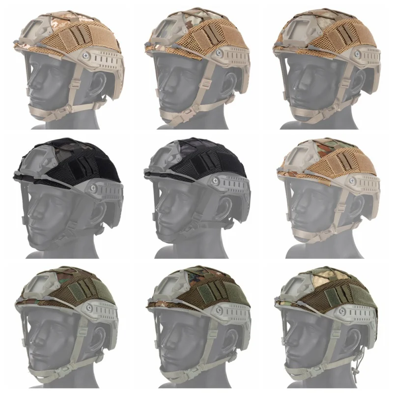 

Balight Airsoft CS Hunting Helme Tactical Military Combat Helmet Cover CS Wargame Sport Helmet Cover Ops-Core Type Fast Helmet
