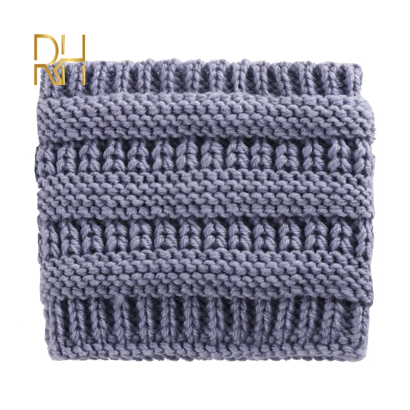 Мусульманская зимняя шапка теплая шерстяная с перекрестным плетением