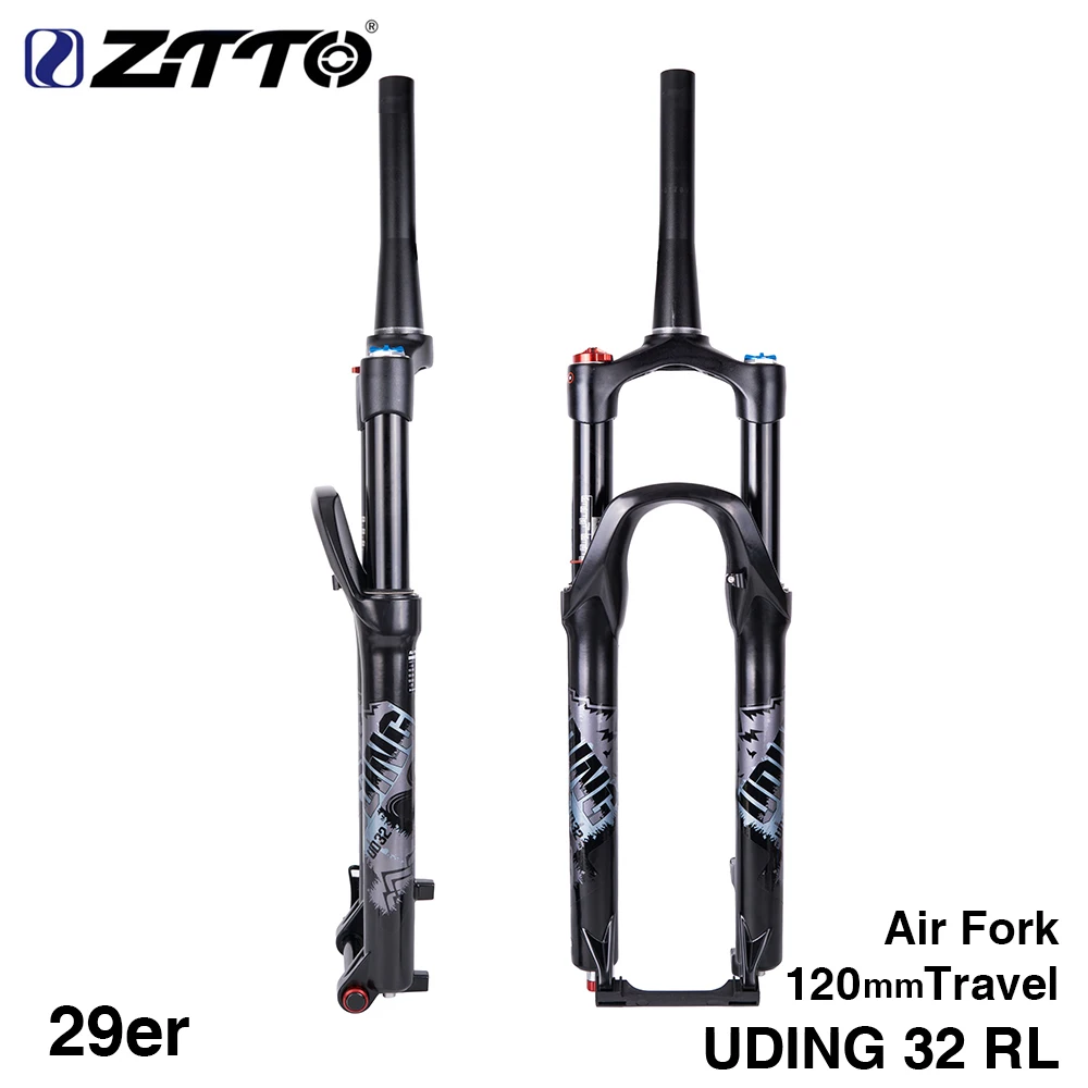 ZTTO 32 RL 120 мм air 29 дюймов MTB Передняя Вилка Прямой конус через поезд QR Подвеска замок