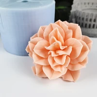 hc0290 przy flowers molds silicone rose flower soap mold decoration plant molds candle moulds bouquet making mould