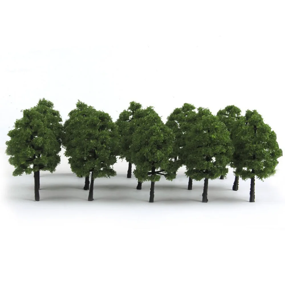 

20pcs 9CM Scenery Landscape Model Tree (Dark Green)