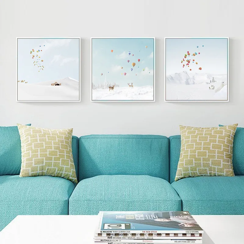 

Natural Scenery Decorative Painting Abstract Pink Desert Tree Animal Bird Crane Deer Giraffe Canvas Wall Picture Poster Room
