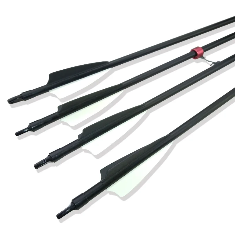 Стрельба из лука Рыбная ловля стекловолокна стрелы позвоночника 500 наконечники