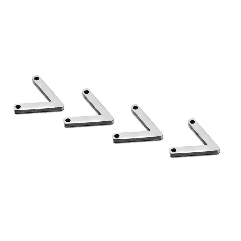 Треугольные подвески из нержавеющей стали 5 шт./лот треугольные Подвески с