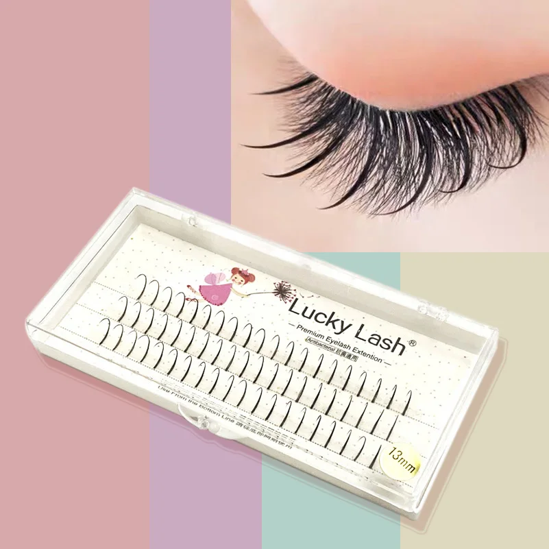 Лидер продаж Индивидуальные Накладные ресницы в форме A/M из искусственной норки