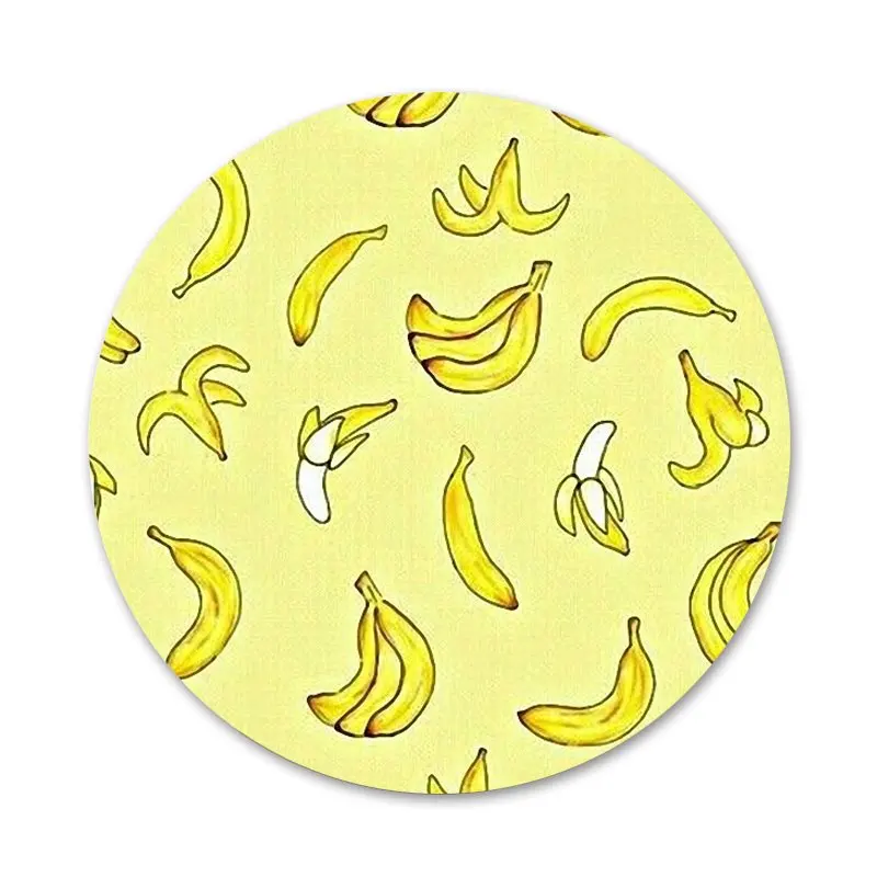 Значки с классическим изображением банана 58 мм значки украшения броши