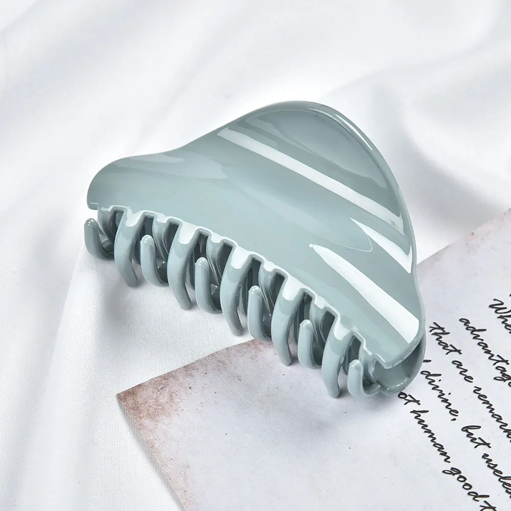 

Women Pure Color Hair Clips Lady Fashion Hair Claw