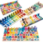 Детская игрушка Aerpher, красочные деревянные детские погремушки, графическая развивающая Математика для детей, подарки для обучения