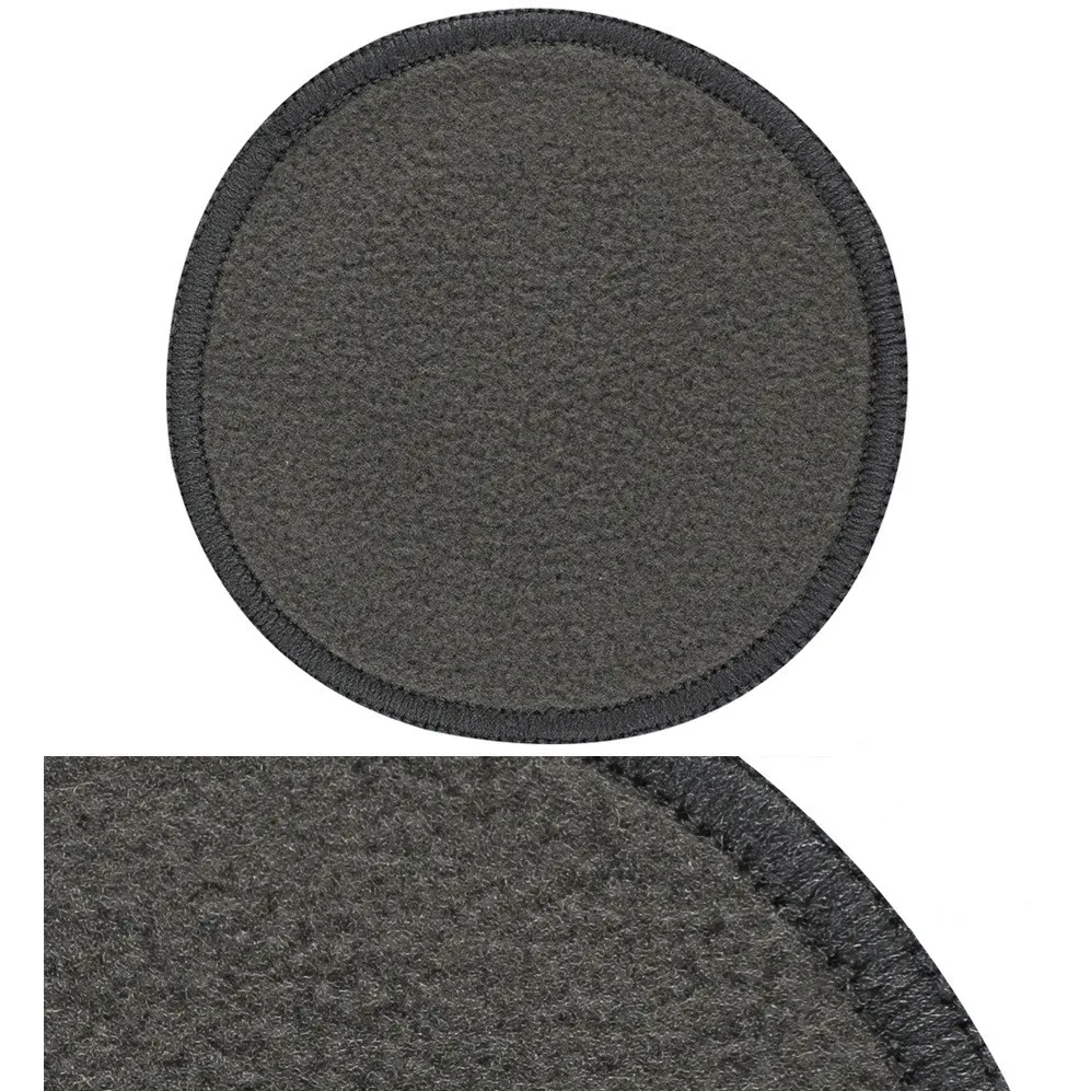 Многоразовая моющаяся круглая бамбуковая хлопковая ткань для макияжа лица спонж