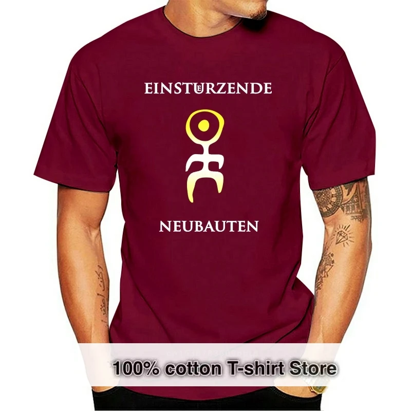 

Einsturzenda-Camiseta с логотипом Neubauten новые брендовые камни Kmfdm для зала промышленного зала cueva 012345