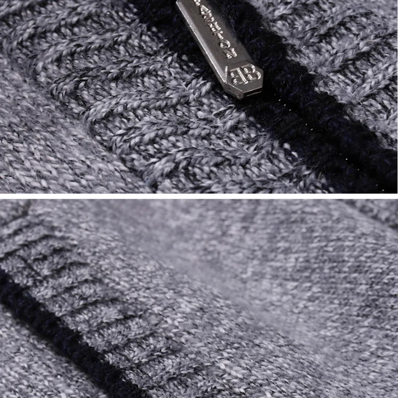 Новинка 2019 мужской свитер зимнее пальто на молнии Повседневный кардиган