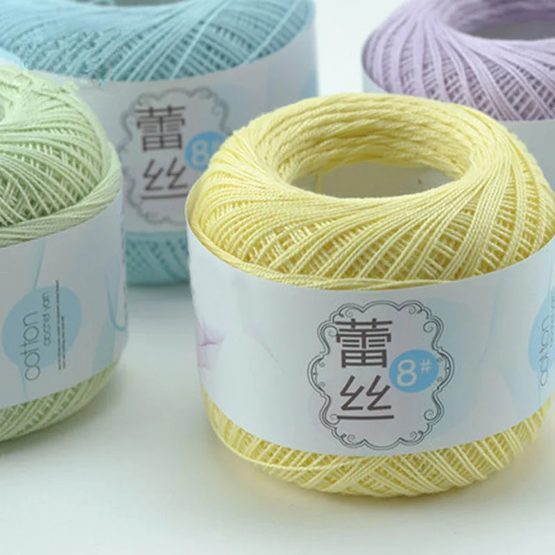 100% прочная пряжа из чистого хлопка для вязания шали подушки обуви сделай сам