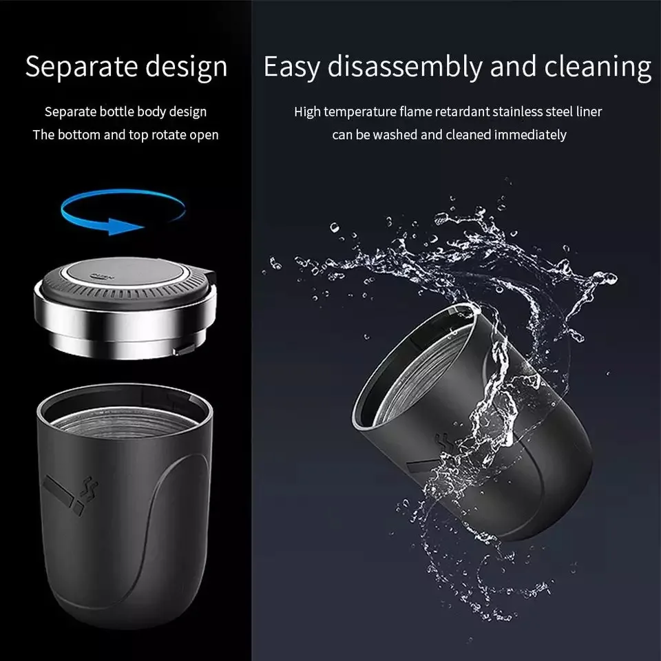 Новая автомобильная пепельница со светодиодной подсветкой с логотипом