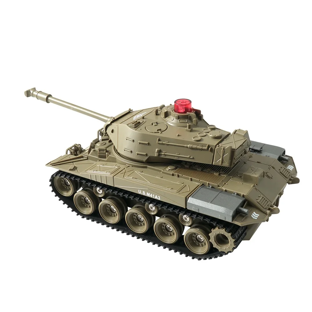 

Wecute Q85 RC Tank 2.4G Battle Launch Military Truck Cross-Country Tracked Remote Control Simulation Tank Toys for Children