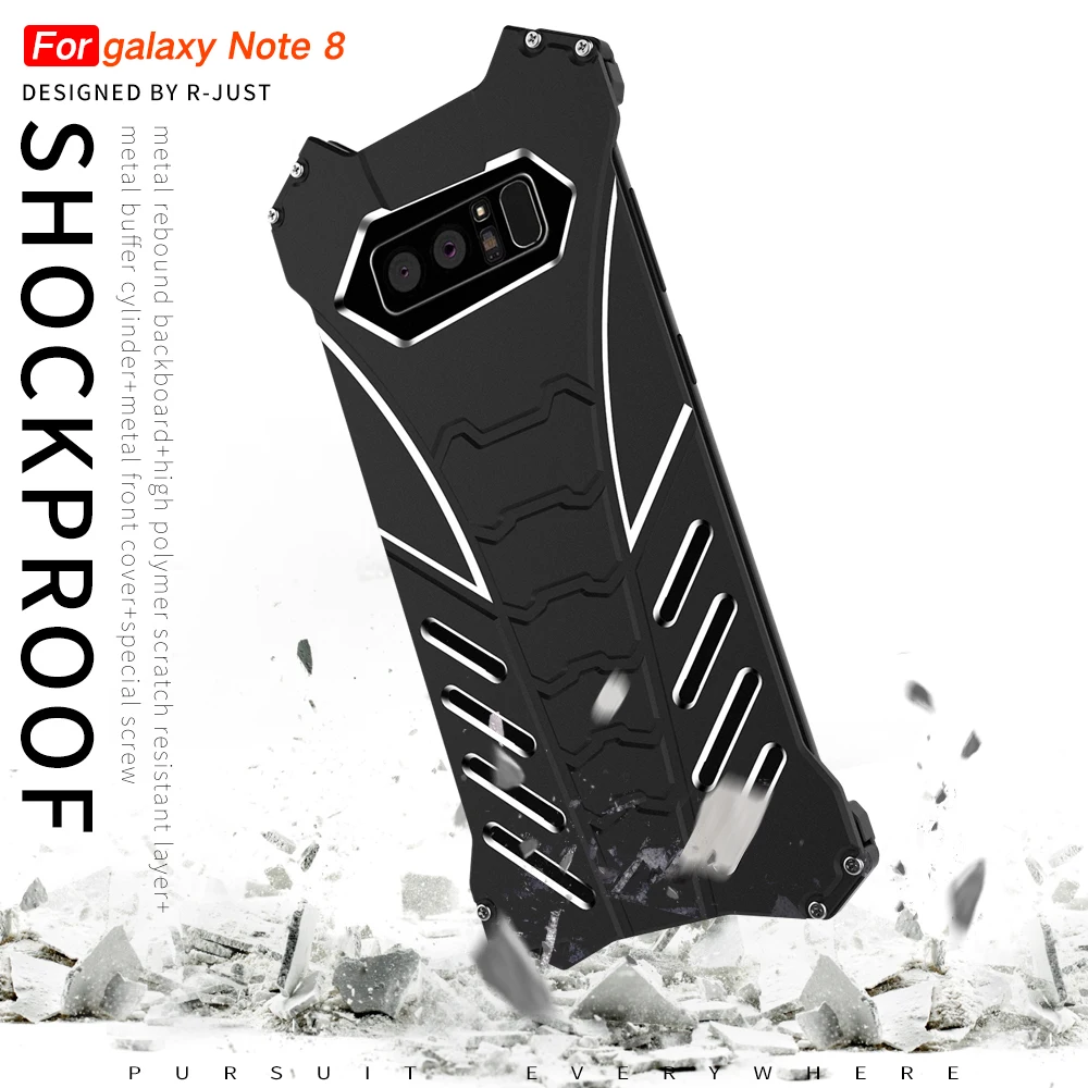 Batman Armor Rugged Shockproof Metal Aluminum Case For Samsung Galaxy Note 8 9 S8 S9 Plus S6 S7 Edge C5 C7 C9 Pro Cover |