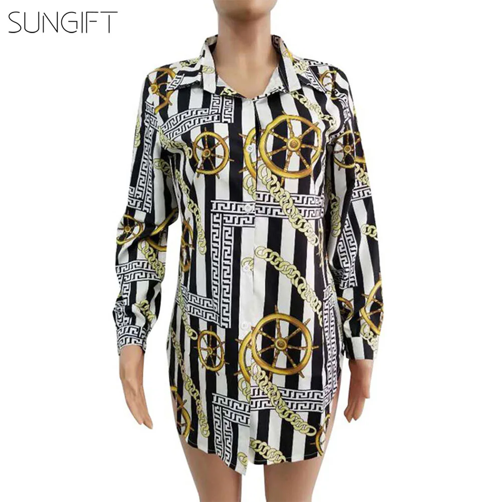 SUNGIFT африканская Дашики одежда для женщин глубокий v образный вырез длинный рукав