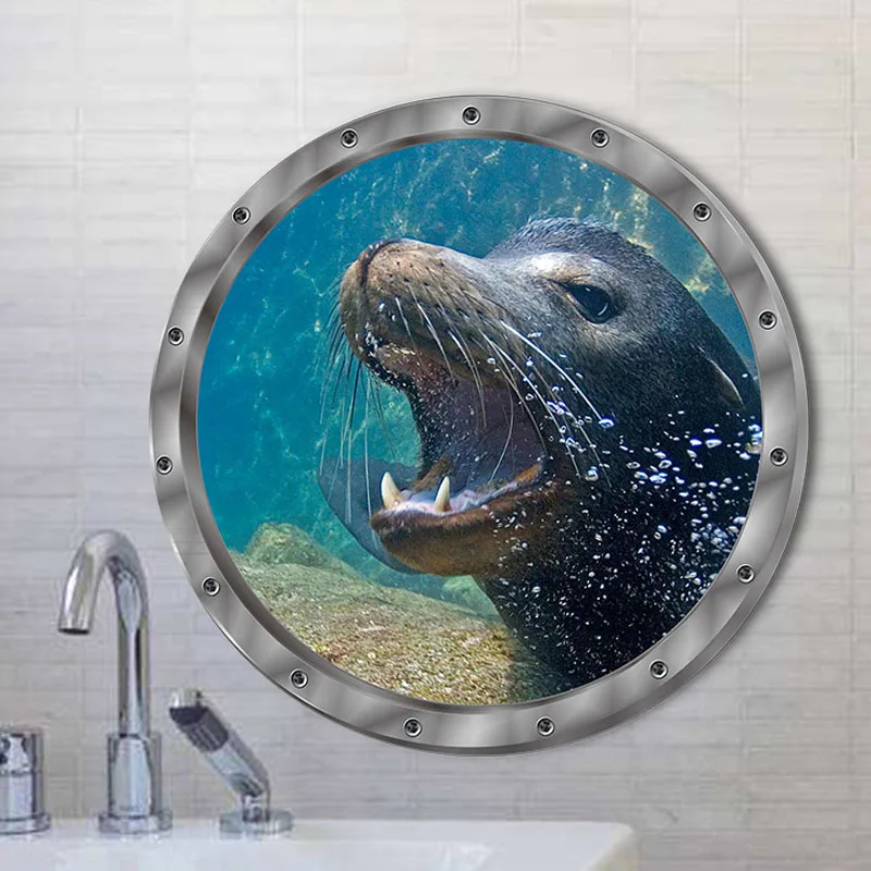 Милые животные в виде акулы кораллов рыбок черепахи морского мира 3D фотообои