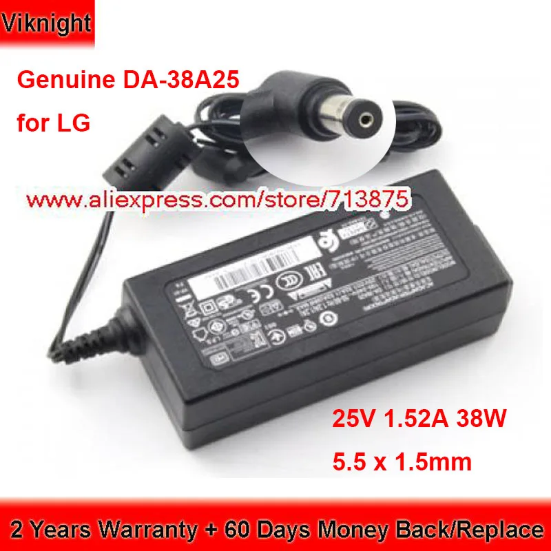

Genuine DYF-2430 38W 25V 1.52A AC Adapter DA-38A25 for LH7 SJ4 SOUND BAR SH4 SH5 NB3730A NB3540 Power Supply