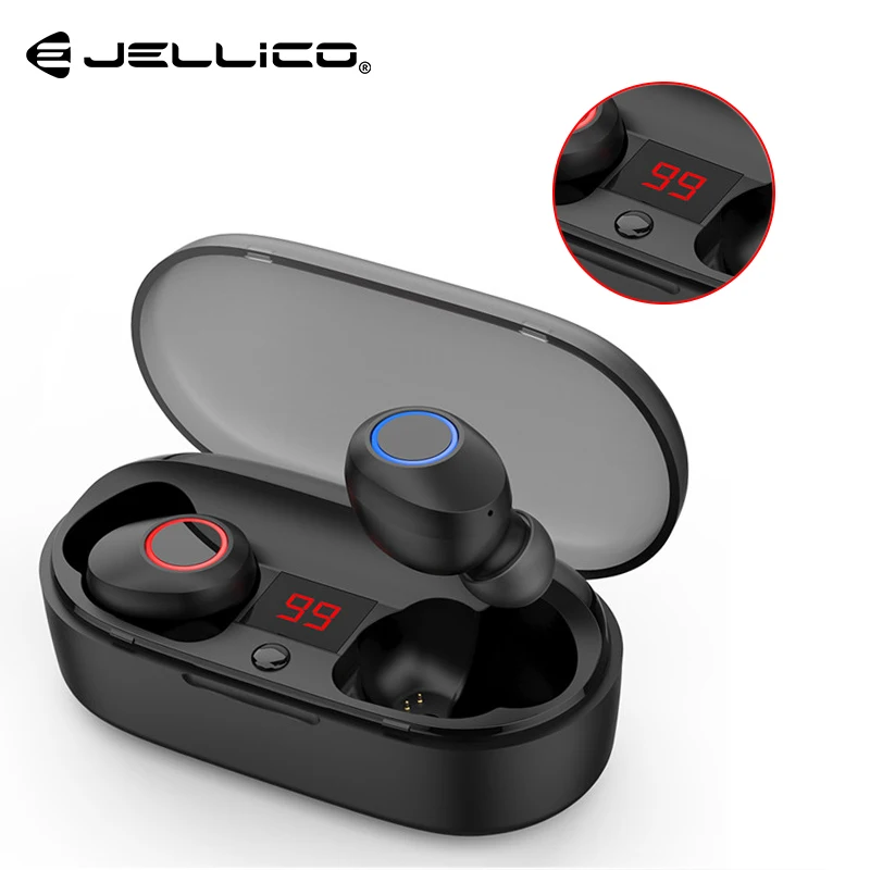 Модные TWS наушники со светодиодным дисплеем Bluetooth V5.0 шумоподавление IPX4 мини