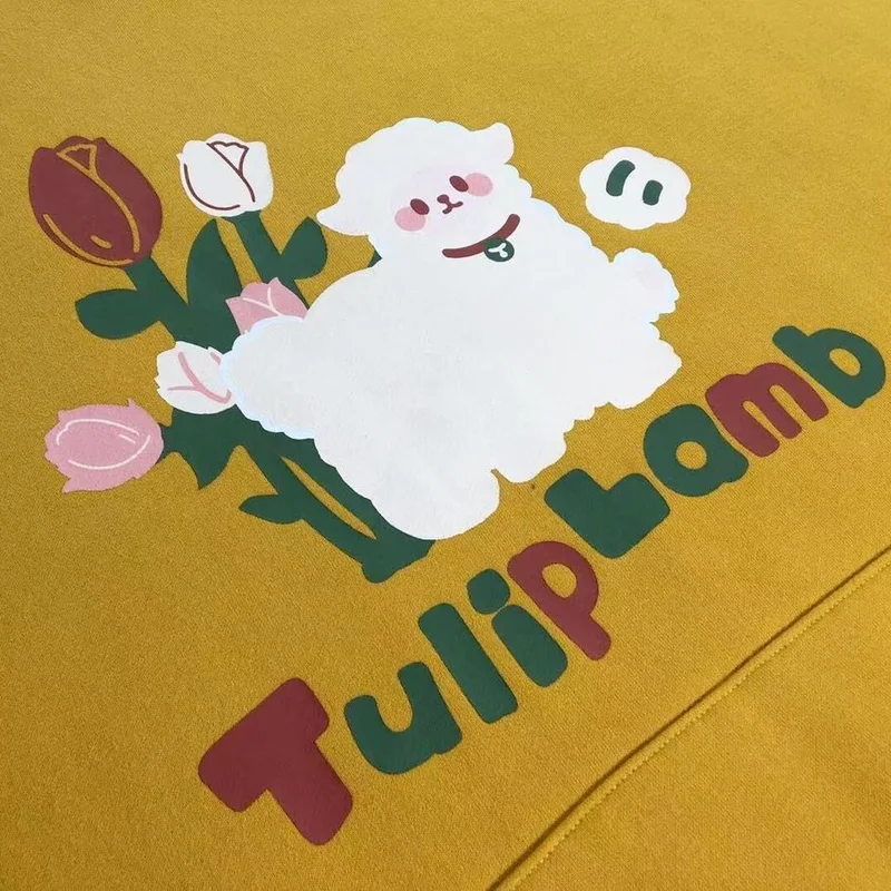 

Women Japanese Kawaii Anime Hoodie Women Sweet Soft Girl Cute Cartoon Print Hoodies Oversized 2021 Fashion Korean Style Tops