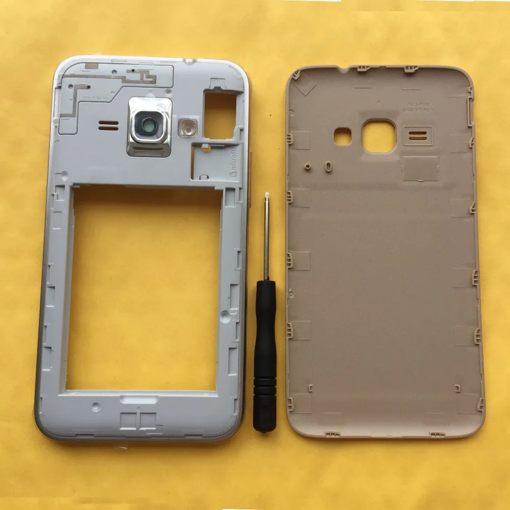 

For Samsung Galaxy J1 2016 J120A J120 Mobile Phone Chassis Middle Frame With Housing Back Cover Rear Battery Door