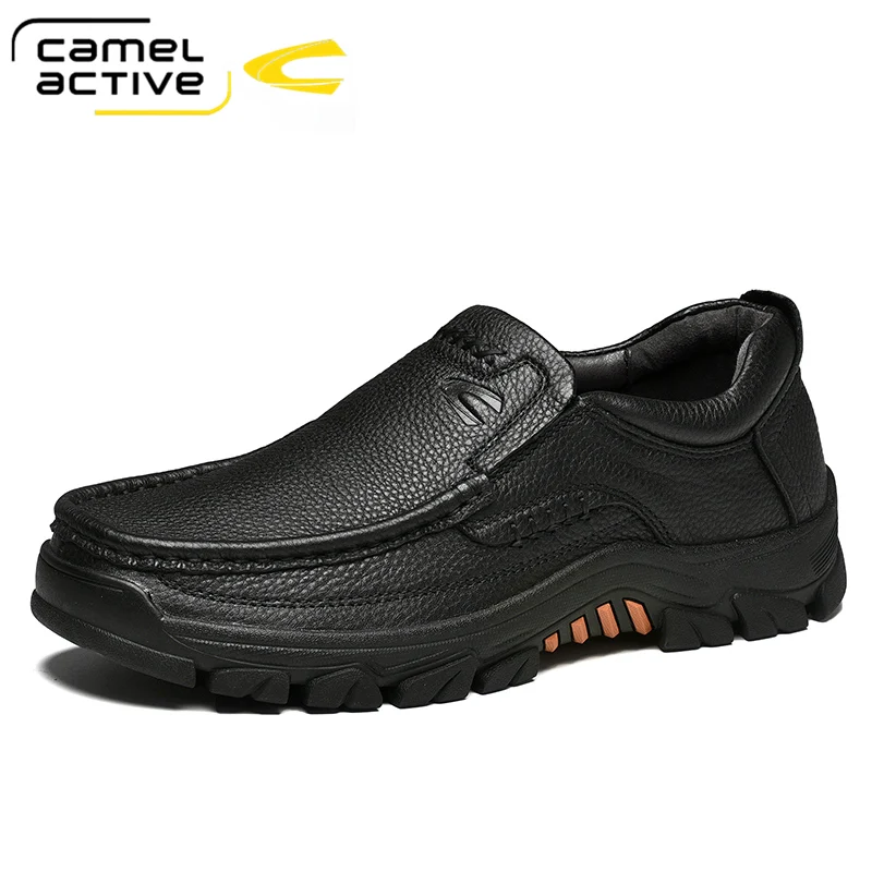 

Camel Active Men Dress Shoes Genuine Leather Slip-on Loafers Calf Comfortable Moccasins Flats Men Business Shoes