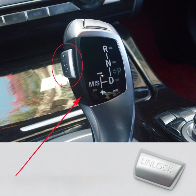 

Car Gear Parking Unlock Button Cover Sticker for Bmw 5 6 7 X3 X4 X5 X6 Series