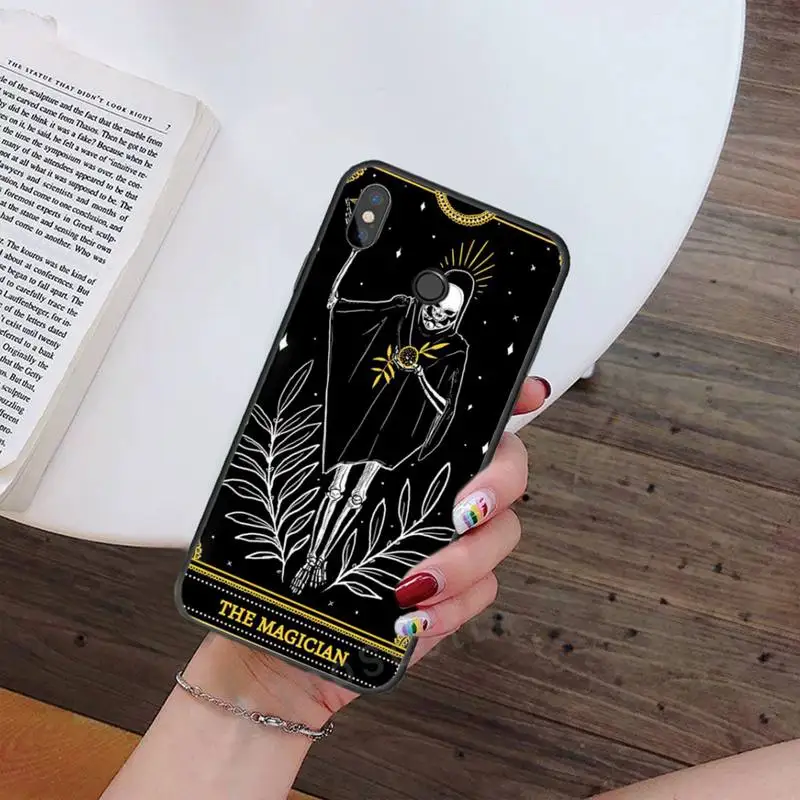 

Death Tarot grim Reaper card Phone Case For Xiaomi Redmi note 7 8 9 t max3 s 10 pro lite Luxury brand shell funda coque