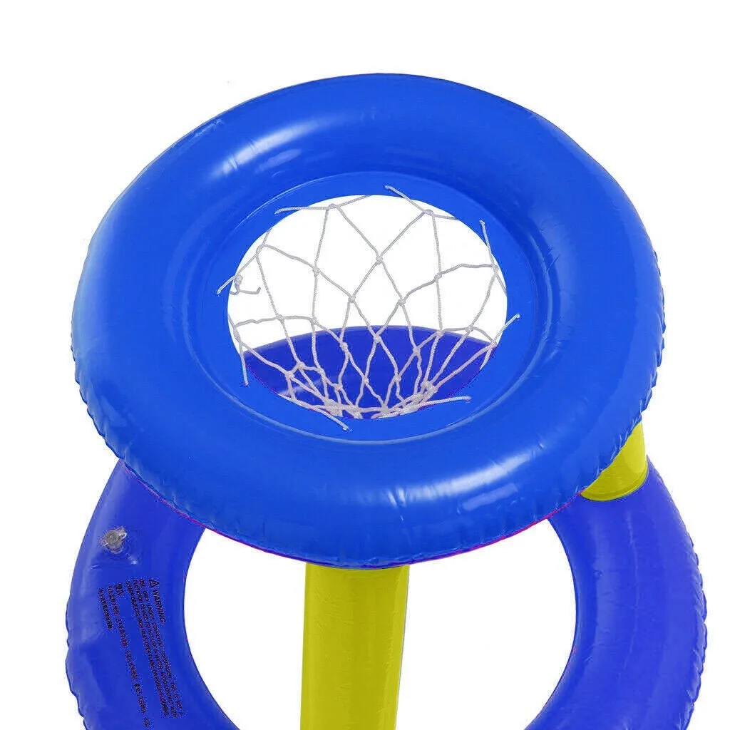 

Inflatable Basketball Basket Floating Swimming Floating Pool Hoop Game Childrens Water Toy Suit Summer Home Entertainment Gift