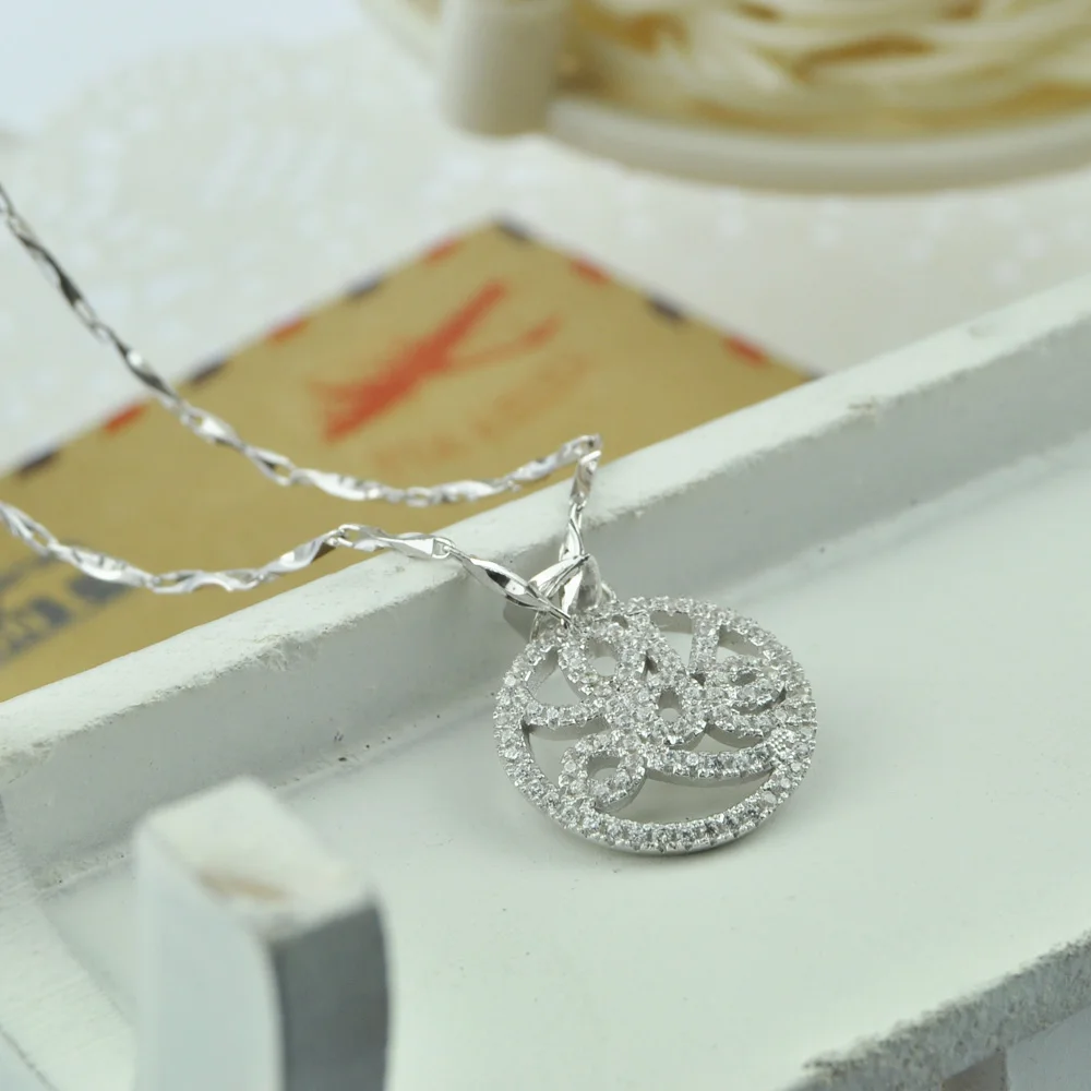 Очаровательные винтажные женские белые хрустальные круговые ожерелья и