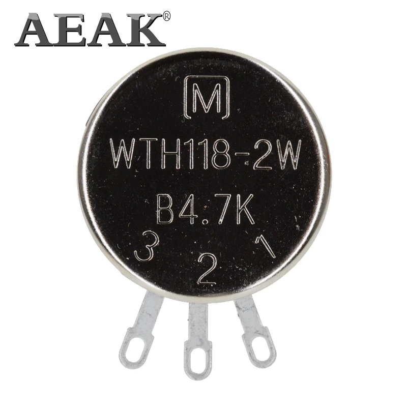 AEAK WTH118 DIY набор частей 2 Вт 1A потенциометр 1 к 2,2 к 4,7 к 10 к 22 к 47 к 100 к 1 м