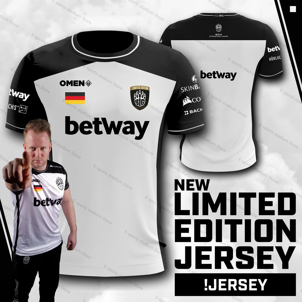 

Great German team jersey 2021, CSGO World League T-shirt, great expedition uniform, great German team support shirt, new series
