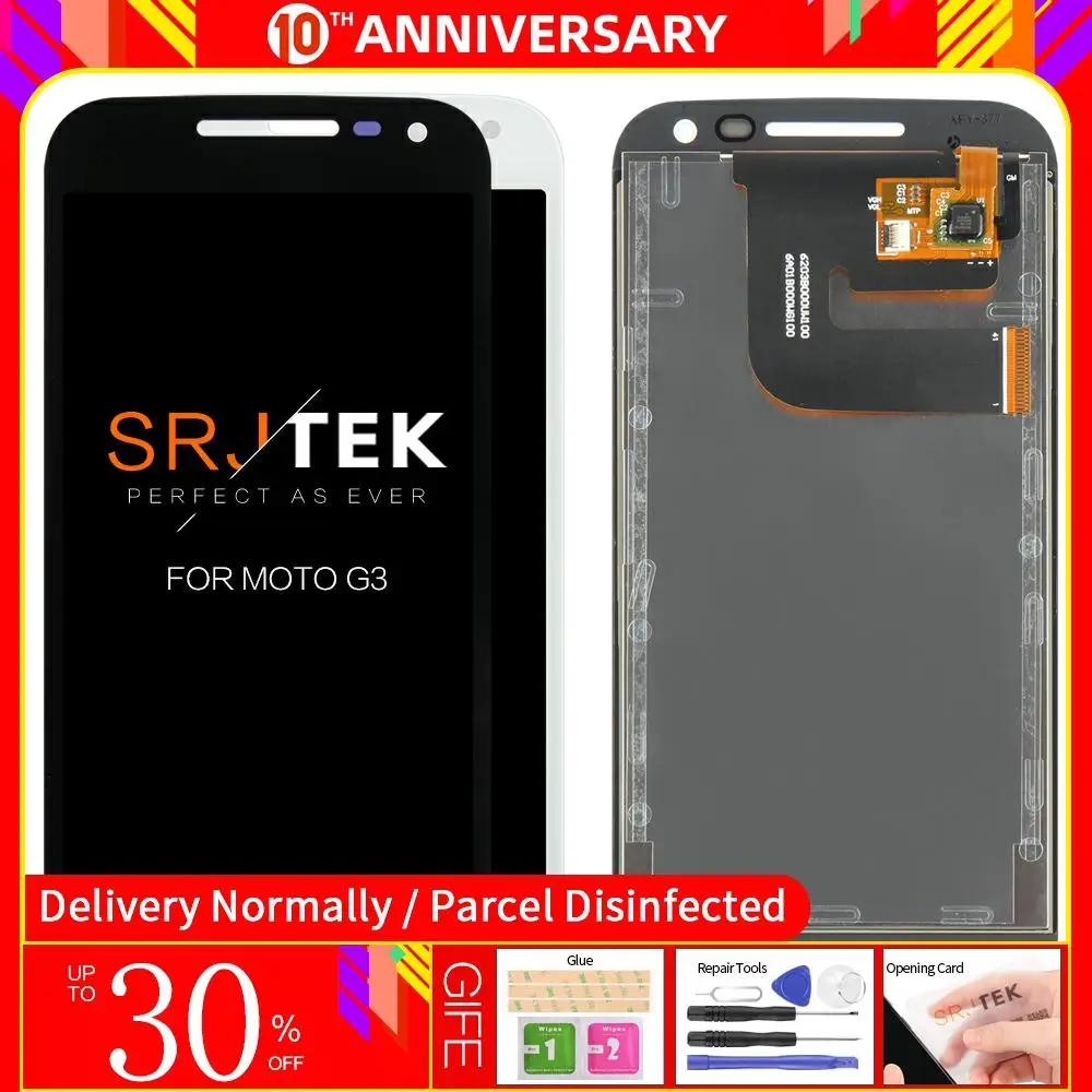 Оригинал 5 '񟡰x720 ЖК дисплей для Motorola MOTO G3 с сенсорным экраном G 3rd Gen XT1544 XT1550 XT1541